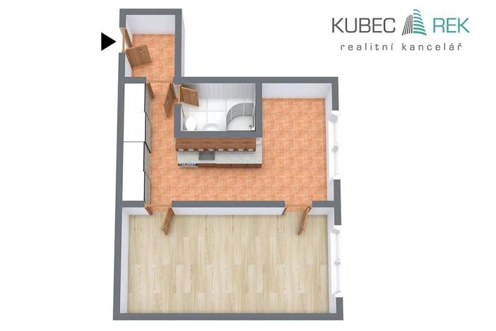 Prodej bytu 1+1, Nová Včelnice, Na Hliněnce, 43 m2