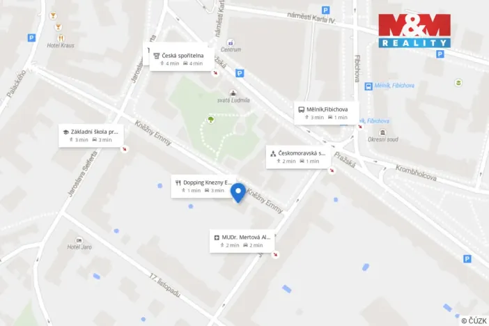 Prodej činžovního domu, Mělník, Kněžny Emmy, 330 m2