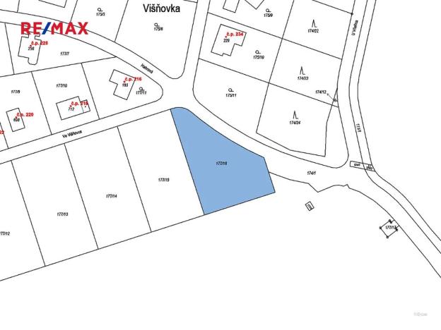 Prodej pozemku pro bydlení, Vysoký Újezd, 1666 m2