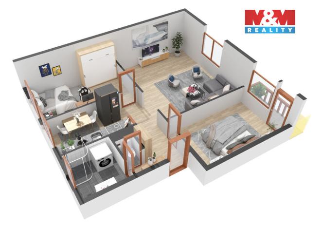 Prodej bytu 3+1, Městec Králové, Janáčkova, 67 m2