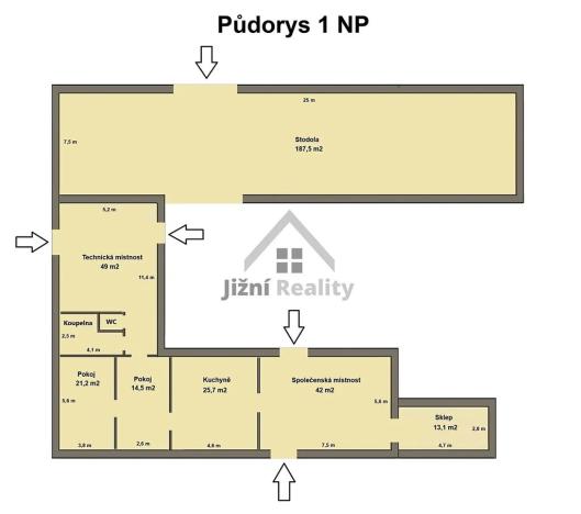 Prodej rodinného domu, Benešov nad Černou, 270 m2