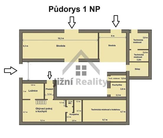 Prodej rodinného domu, Trhové Sviny, Rejta, 500 m2