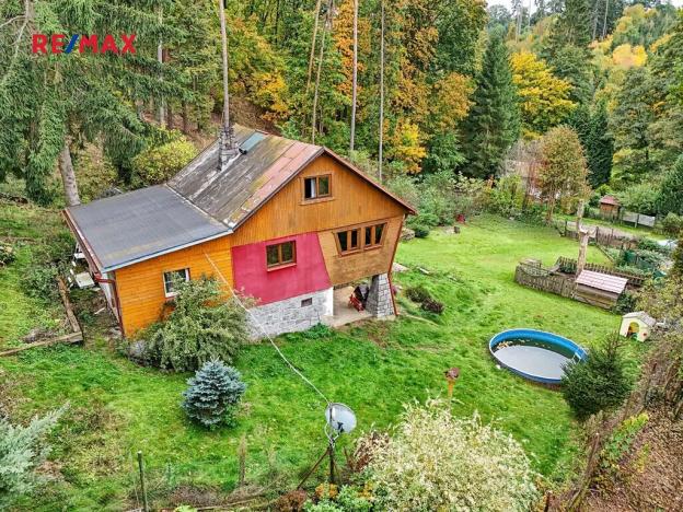 Prodej chaty, Stříbrná Skalice, osada Důle, 85 m2