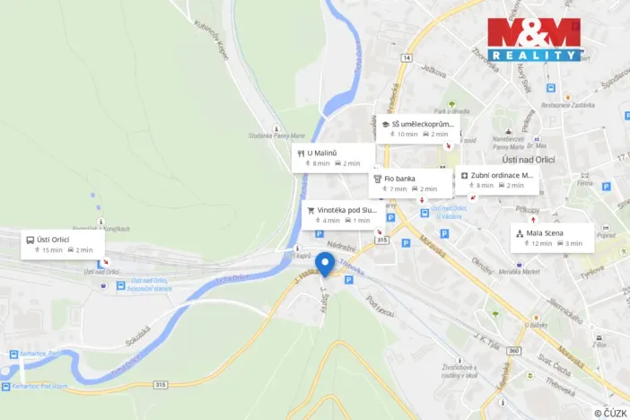 Prodej činžovního domu, Ústí nad Orlicí, J. Štyrsy, 406 m2