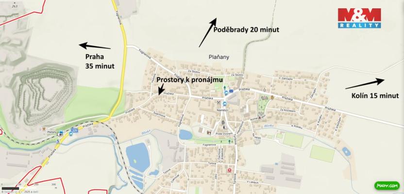 Pronájem obchodního prostoru, Plaňany, Pražská, 65 m2