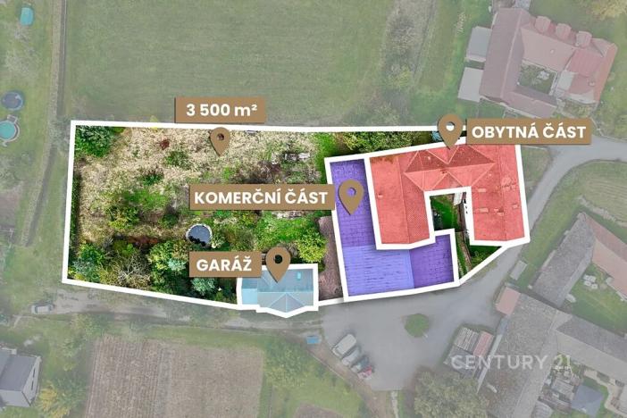 Prodej rodinného domu, Horní Cerekev, 460 m2