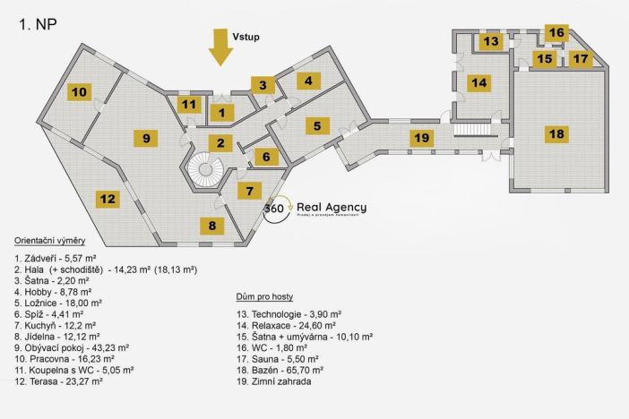 Prodej rodinného domu, Praha - Vinoř, 486 m2