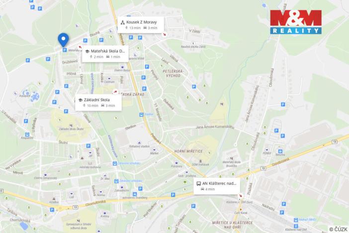 Pronájem bytu 3+1, Klášterec nad Ohří, Dlouhá, 72 m2