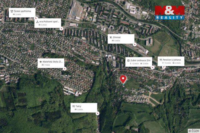 Prodej pozemku pro bydlení, Zlín - Příluky, 781 m2