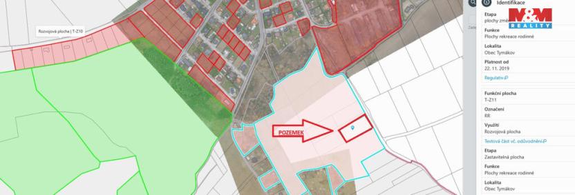 Prodej zahrady, Tymákov, 3911 m2