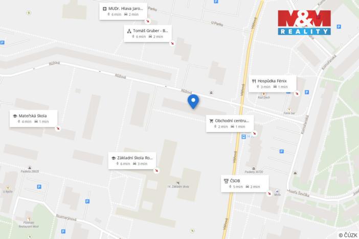 Prodej bytu 3+1, Most, Růžová, 68 m2