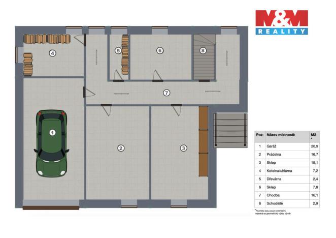 Prodej rodinného domu, Praha - Hodkovičky, Korandova, 233 m2