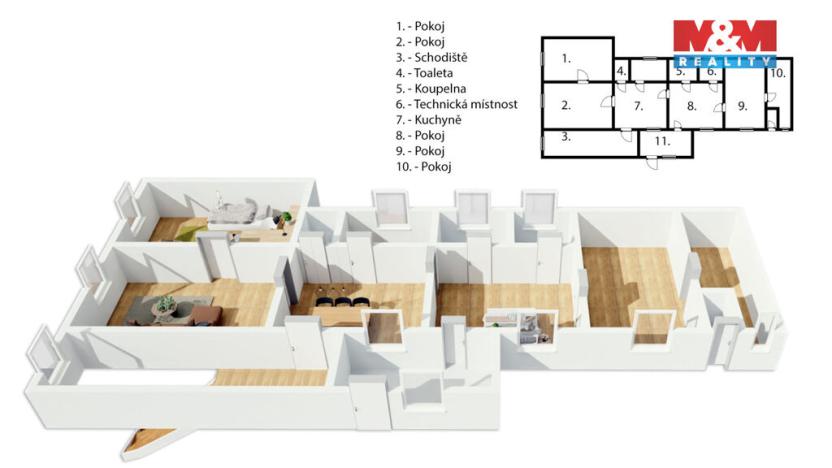 Prodej rodinného domu, Nechanice - Staré Nechanice, 236 m2