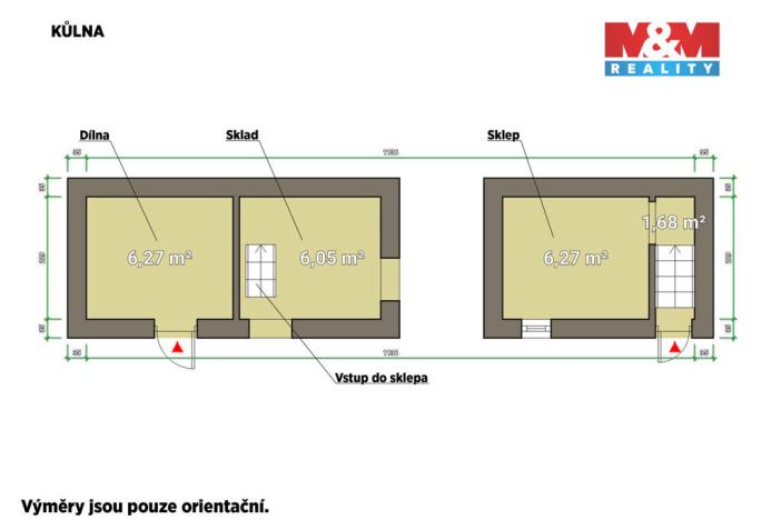 Prodej rodinného domu, Zdice, Husova, 47 m2