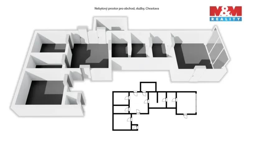 Prodej obchodního prostoru, Chrastava, Loudátova, 98 m2