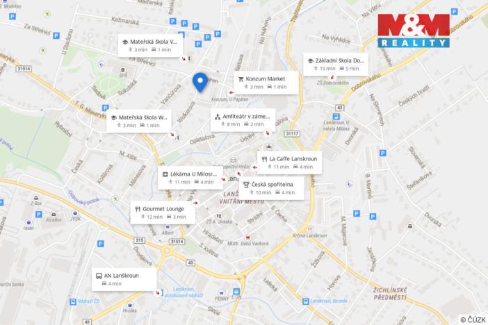 Prodej bytu 3+1, Lanškroun - Ostrovské Předměstí, Wolkerova, 72 m2