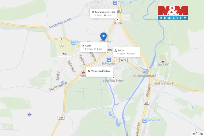 Prodej rodinného domu, Švihov, Komenského, 378 m2