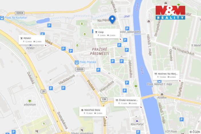 Prodej bytu 3+1, Písek - Pražské Předměstí, Na Pěníku, 65 m2