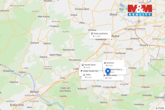 Prodej pozemku pro bydlení, Vysoký Újezd, 814 m2