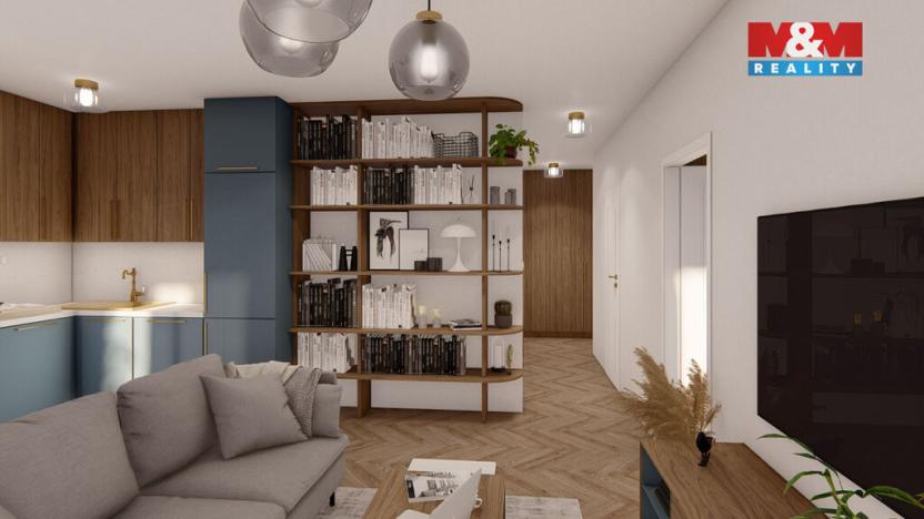 Prodej bytu 3+kk, Ostrava - Poruba, nábřeží Svazu protifašistických bojovníků, 64 m2