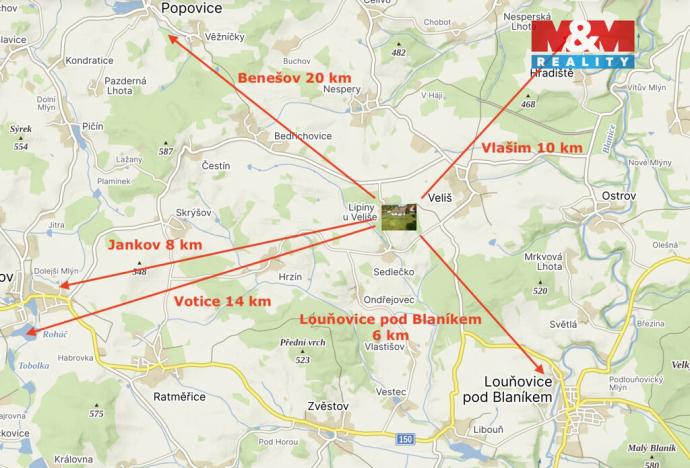 Prodej chalupy, Veliš - Lipiny u Veliše, 74 m2