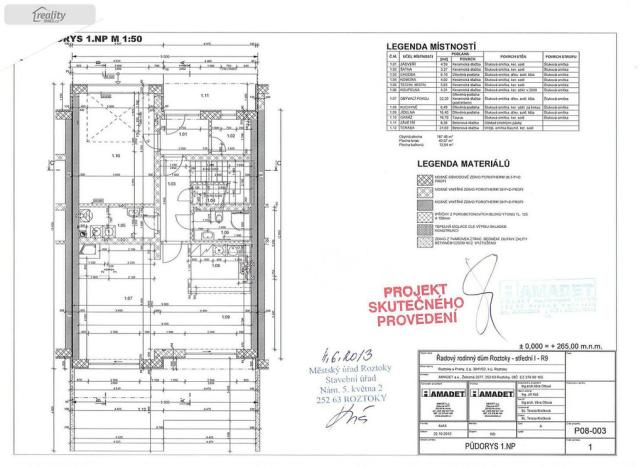 Pronájem rodinného domu, Roztoky, Železná, 189 m2