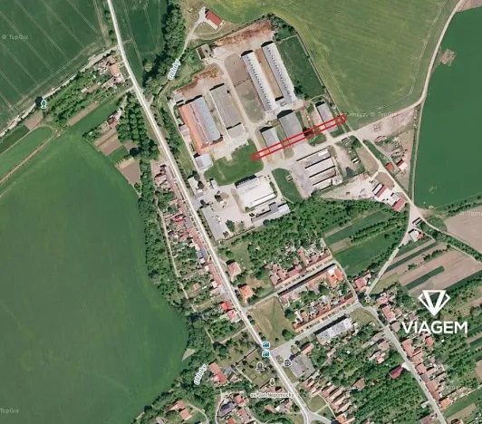 Prodej podílu komerčního pozemku, Horní Němčí, 530 m2