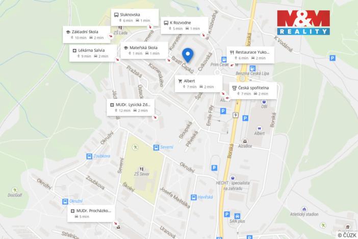 Prodej bytu 3+1, Česká Lípa, Bratří Čapků, 75 m2