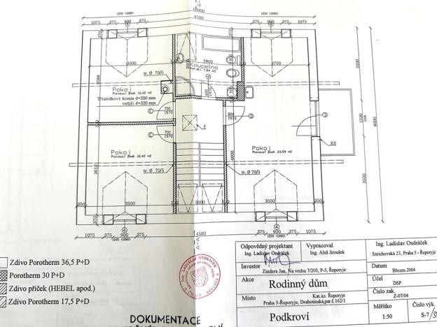 Prodej rodinného domu, Praha - Řeporyje, Drahotínská, 160 m2