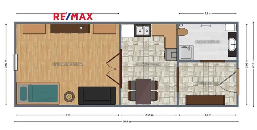 Pronájem bytu 1+1, Praha - Smíchov, Staropramenná, 40 m2