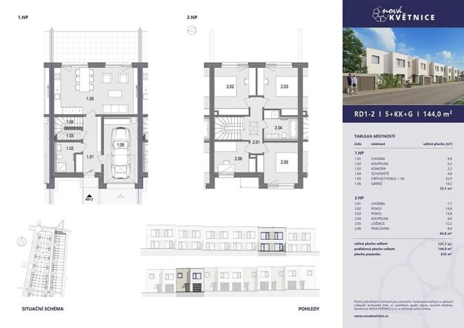 Prodej rodinného domu, Květnice, Kostivalová, 140 m2