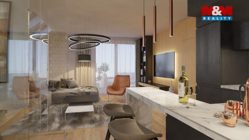 Prodej atypického bytu, Praha - Hlubočepy, Pod třešněmi, 166 m2