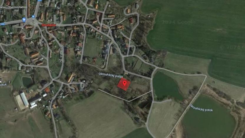 Prodej zahrady, Struhařov, 624 m2