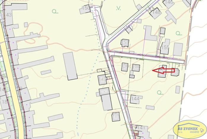 Prodej pozemku pro bydlení, Zlobice, 799 m2