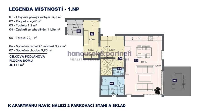 Prodej bytu 4+kk, Volary, 111 m2