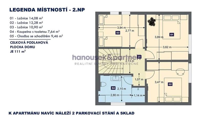 Prodej bytu 4+kk, Volary, 111 m2
