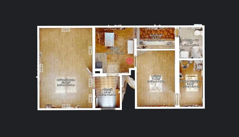 Pronájem rodinného domu, Zbraslavice, 65 m2