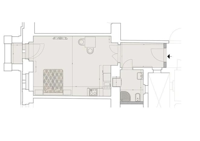 Pronájem bytu 1+kk, Praha - Nové Město, Lípová, 33 m2