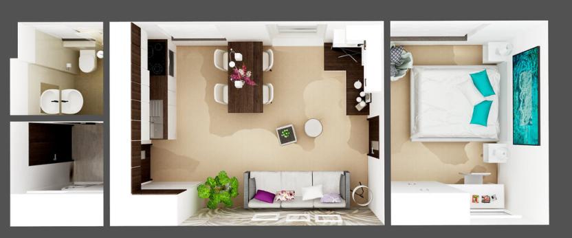 Pronájem bytu 2+kk, Čáslav - Čáslav-Nové Město, Husova, 41 m2