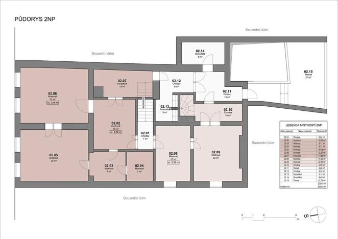 Prodej činžovního domu, Kutná Hora, Husova, 365 m2