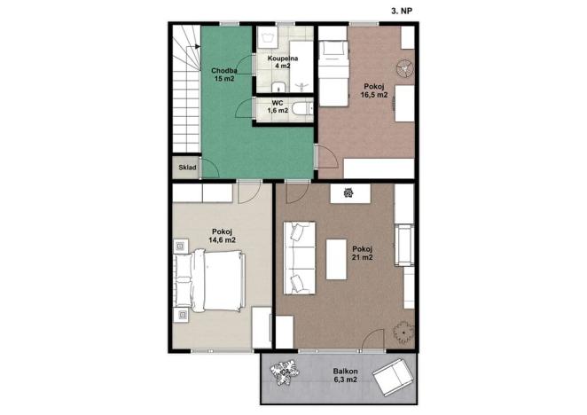 Prodej rodinného domu, Ostrava, Pod Nemocnicí, 150 m2