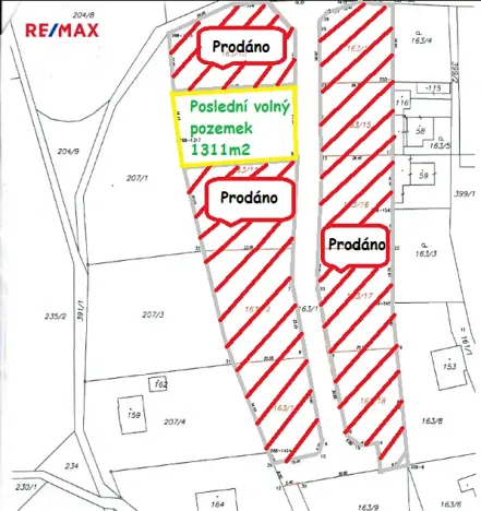 Prodej pozemku pro bydlení, Jestřebí, 1311 m2