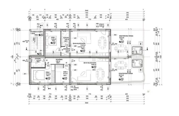 Prodej bytu 3+kk, Vrsi, Chorvatsko, Put Konobina, 79 m2