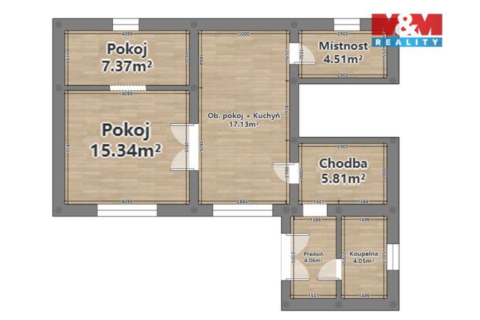 Pronájem rodinného domu, Srby, 60 m2