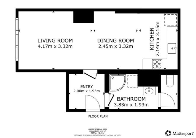 Pronájem bytu 1+kk, Praha - Vršovice, Petrohradská, 41 m2