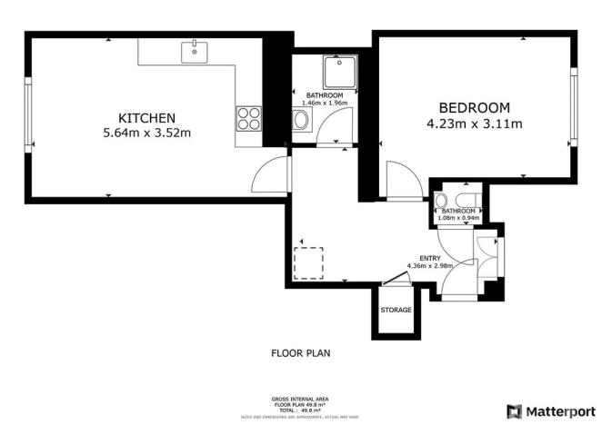 Pronájem bytu 2+kk, Praha - Holešovice, U vody, 45 m2