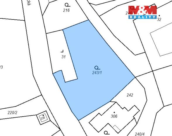 Prodej pozemku pro bydlení, Dlouhá Třebová, 957 m2