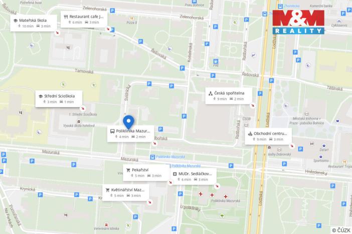 Prodej bytu 3+1, Praha - Troja, Svídnická, 68 m2