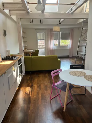 Pronájem atypického bytu, Praha - Dejvice, Na pískách, 86 m2