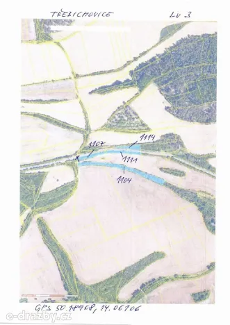 Dražba pozemku, Třebichovice, 6533 m2